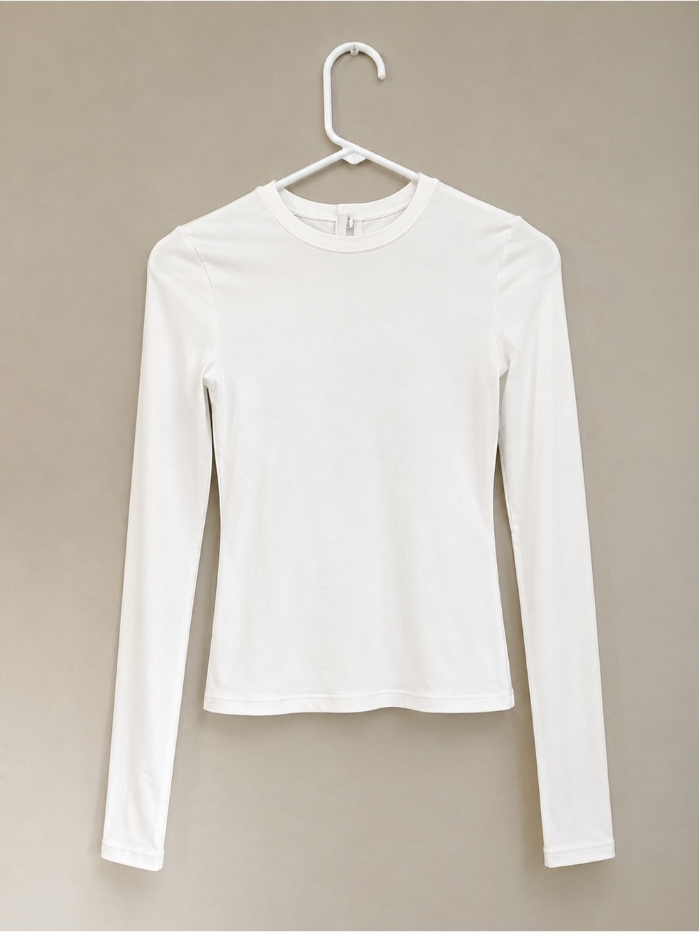 SKIMS Cotton Jersey Long Sleeve T-Shirt size XXS - Picture 3 of 3